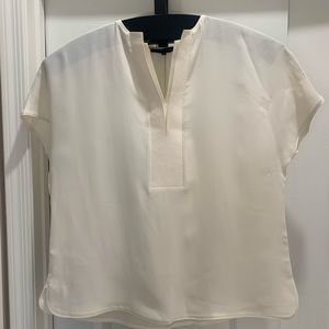 Lafayette 148 oversized cream top